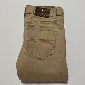 Cody James Jeans Tan Khaki Beige Western Casual Straight Leg Men's size 30x36